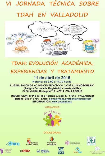 cartel jornadas TDAH AVATDAH